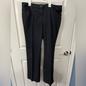 Sag Harbor size 12 lightweight black denim jeans